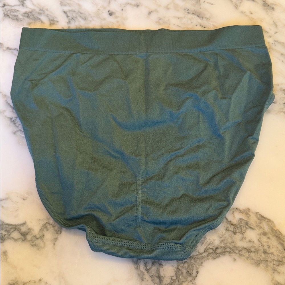 New Quince Smoothing Comfort High Waisted Bikini (6-Pack) Rosemary Green S M L - Picture 7 of 10
